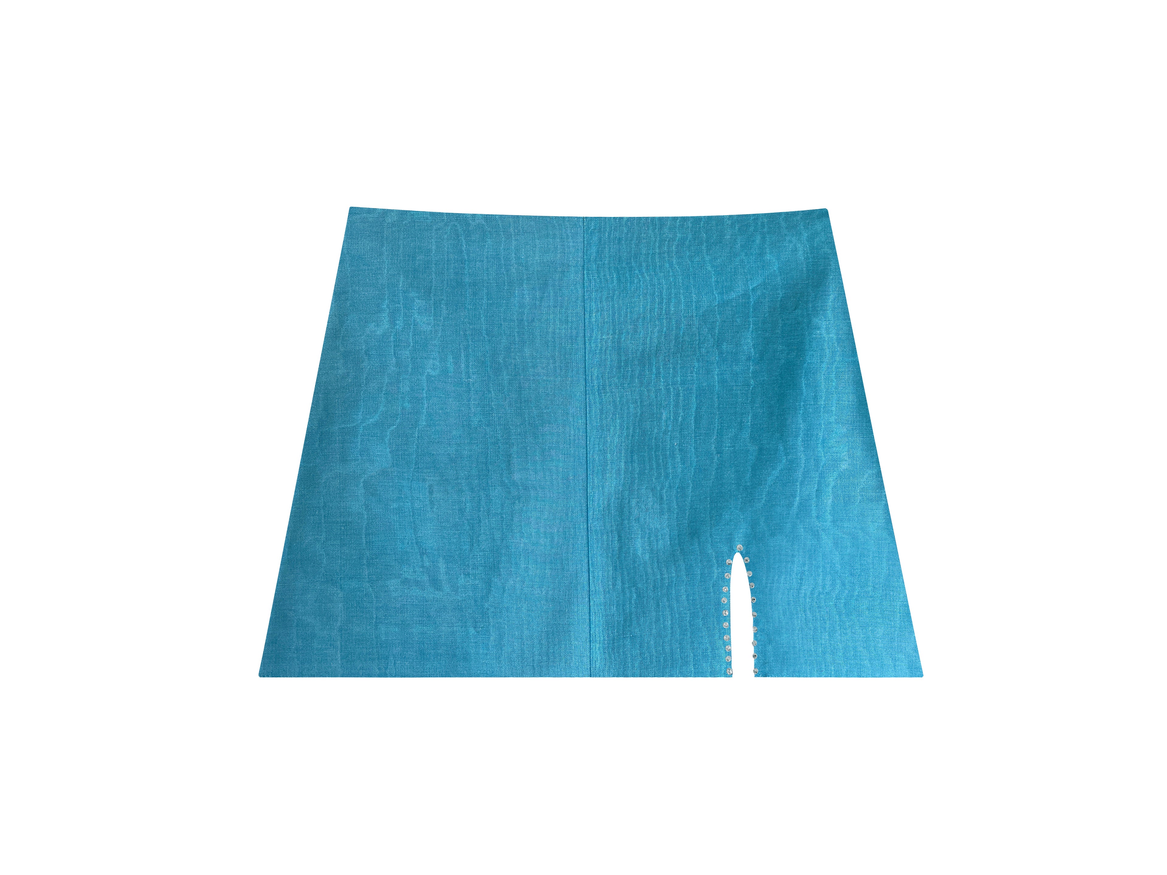 SKY BLUE MINI SKIRT
