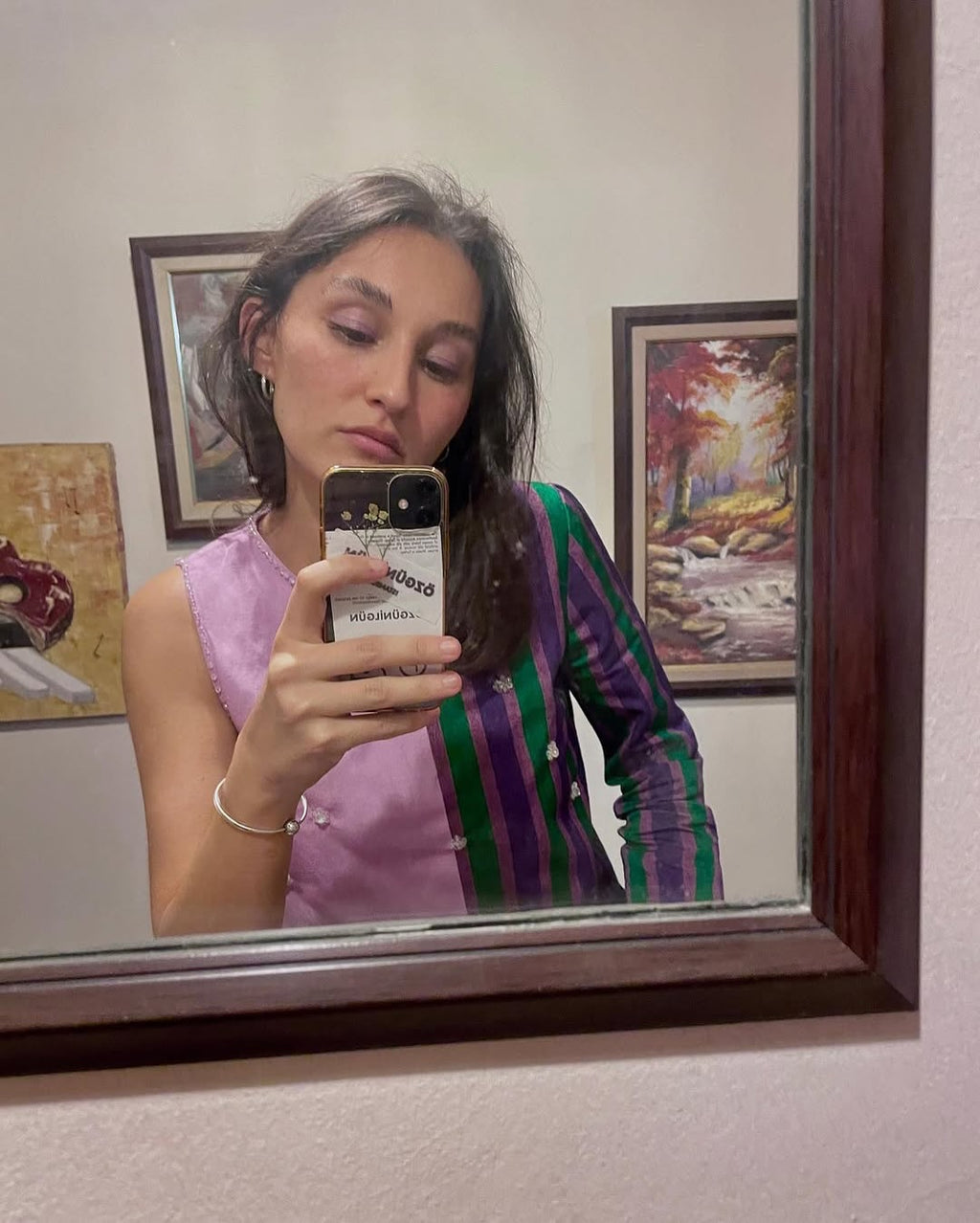 EGGPLANT ASYMMETRIC TOP