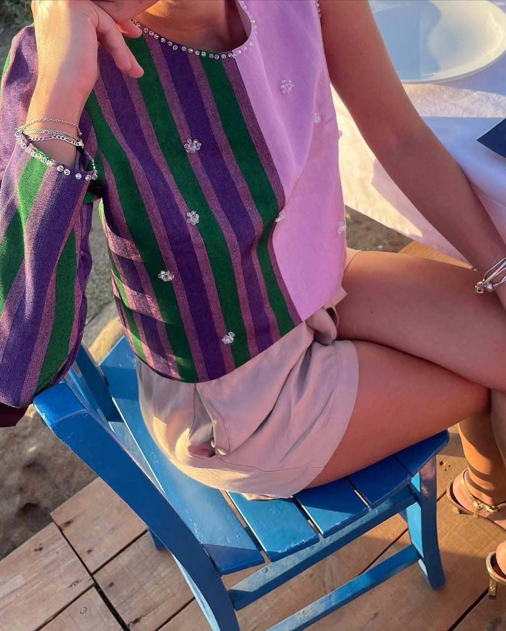 EGGPLANT ASYMMETRIC TOP
